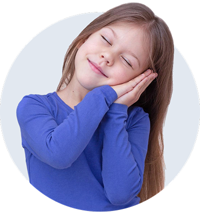 Girl sleeping peacefully
