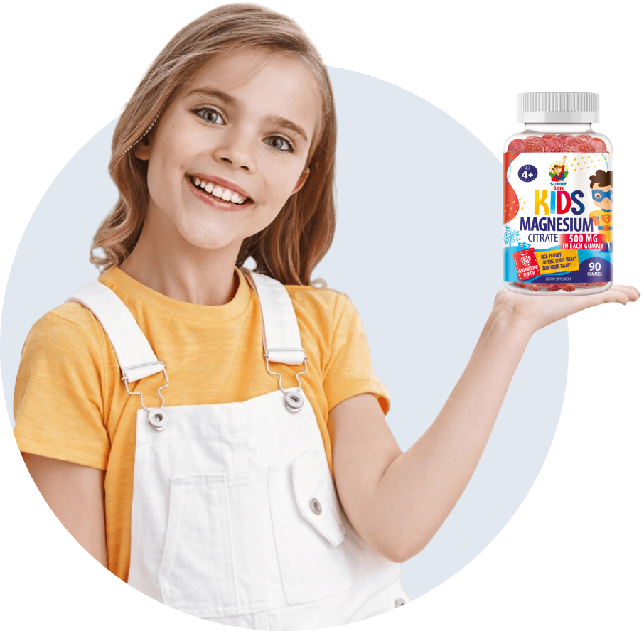 Girl holding Sunny Sam product